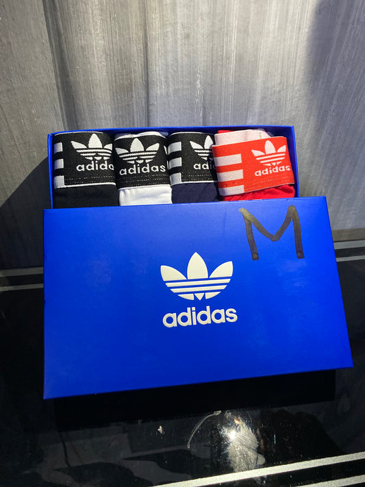 Coffret 4 Pieces de Boxer Adidas